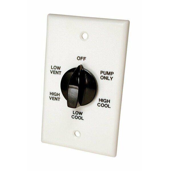 Dial Mfg WALL SWITCH 2SPD 1G WHT 7110